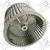 Blower Wheel: Forward-Curved, 11 in Dia, 7 3/4 in W, CW Hub End, Steel Wheel, 2 Inlets, 1/2 in Bore (MPN 801WE2). Key specifications — Manufacturer Part Number: 801WE2; Brand: DAYTON; Compatible with Grainger Part Number: 1XJY1; Compatible with Brand: Dayton; Product Type: Blower Part; Rotation: CW Hub End.