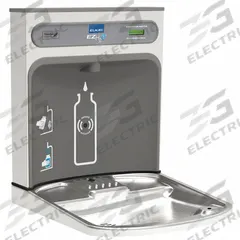 ELKAY Bottle Filler Retrofit Kit: Sensor, 18 7/8 in Ht, 3 5/8 in Wd, Stainless Steel, Silver (MPN EZWSRK). Key specifications — Compatible Product Type: Elkay EZ; Brand: ELKAY; Includes: Basin With Drain Assembly.