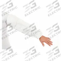 INTERNATIONAL ENVIROGUARD Protective Sleeves: ISO 5, 100 Federal 209E Clean Room Class, 200 PK (MPN CE11065CIS). Key specifications — Color: White; Material: GammaGuard® CE; Seam Style: Serged; Brand: INTERNATIONAL ENVIROGUARD.