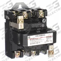 GE NEMA Magnetic Contactor: Non-Reversing, 3 Poles, NEMA Size 0, 18 A, 120V AC (MPN CR305B002). Key specifications — Brand: GE.