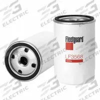 FLEETGUARD Oil Filter: 3/4"-16 Thread Size, 4 13/16 in Overall Ht, 4 3/4 in Overall Lg, Oil, Spin-On (MPN LF3568). Key specifications — Brand: FLEETGUARD; Compatible Vehicle Make: Goldoni.