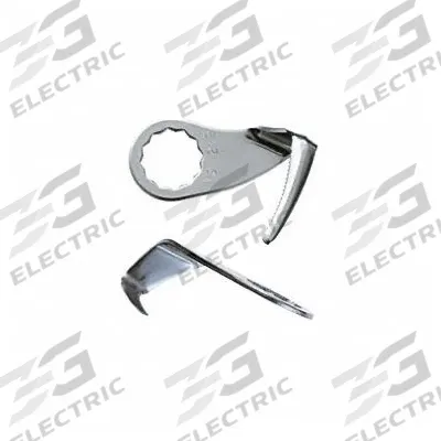 FEIN Oscillating Tool Blade: 3/8 in Blade Wd, 1 1/2 in Overall Lg, Hooked Cutting - 12-Point Mounted Blades