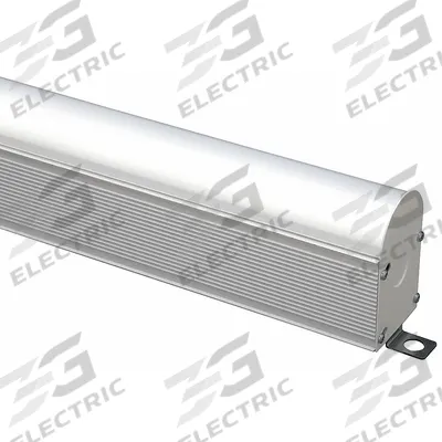 ALBEO Linear Fixture: 4 ft Lg, 7,800 lm, 5000K, 111 W, 120/277V AC - LED Wall-Mounted Lights