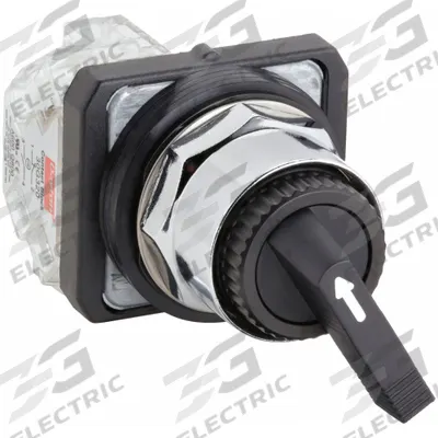 Dayton Selector Switch: 30 mm Panel Mounting Size, 2 Positions, Extended Lever - Selector Switches
