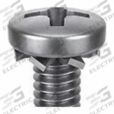 SEMS Screw: External Tooth, #6-32 Thread Size, 1/8 in Lg, Stainless Steel, Passivated - Machine Screws with External Tooth Lock Washers