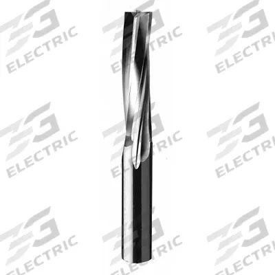 ONSRUD Solid Router Bit: Spiral Downcut, 3 Flute, 1/2" Cut Dia - Spiral-Flute Finishing Router Bits for Plastics & Wood