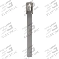 TY-RAP Cable Tie: 14 1/2 in Nominal Lg, 4 in Nominal Max. Bundle Dia., 0.19 in Wd, Silver, 2S, 50 PK (MPN LS-4.6-360A). Key specifications — Brand: TY-RAP; Locking Style: Ball Lock; Color: Silver.