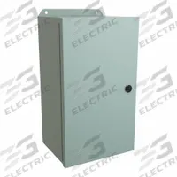 HAMMOND Electrical Enclosure: Steel, 14 in x 8 in x 6 in, NEMA 12/13/3R/4, w/Panel, Solid Cover (MPN EJ1486). Key specifications — Closure Method: Latches; Brand: HAMMOND; Knockouts: Not Included.