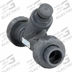 HAYWARD Spring Y Check Valve: Piston, Y-Style Valve Body, 1 in Pipe Size, True Union Socket, PVC (MPN SLC10100SU). Key specifications — Brand: HAYWARD.