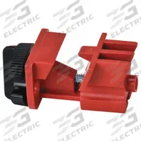 CONDOR Circuit Breaker Lockout: Clamp-On, For 120/277V AC Volt, For Multipole Circuit Breaker Type (MPN 437R21). Key specifications — For Voltage: 120/277V AC; For Use With: Circuit Breaker Switches; Brand: CONDOR; Includes Cable Tie Slot_Final: No.