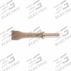 AMPCO Chisel: 0.68 in Shank Size, Round, Round, 2 1/2 in Chisel Tip Wd, 8 5/8 in Overall Lg (MPN CR-22-ST). Key specifications — attr294780: AMPCO; attr292714: Round.