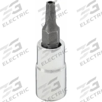 WESTWARD Socket Bit: 1/4 in Drive Size, Security Torx Tip, T20 Tip Size, 1 1/2 in Overall Lg - Security Torx Bit Sockets