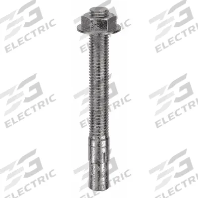 MKT FASTENING Wedge Anchor: 6 in Overall Lg, 5/8 in Dia, 5/8"-11 Thread Size, Stainless Steel - 316 Stainless Steel Wedge Anchors