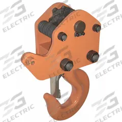 HARRINGTON Top Hook Assembly: Manual Chain Hoists, 30,000 lb Compatible Load Capacity, CB (MPN M3001A150E). Key specifications — Compatible Hoist Type: Manual Chain Hoists; Product Type: Top Hook Assembly; Compatible Series: CB; Manufacturer Part Number: M3001A150E; Included Components: Safety Latch.