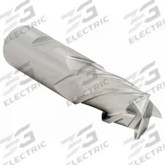 CLEVELAND Square End Mill: High Speed Steel, 4 Flute, 1/2" Mill Dia, 1-1/4" LOC, 3-1/4" OAL (MPN C42306)