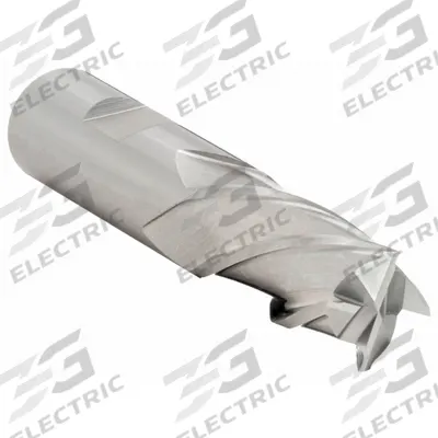 CLEVELAND Square End Mill: High Speed Steel, 4 Flute, 1/2" Mill Dia, 1-1/4" LOC - Left-Helix High-Speed Steel Square End Mills