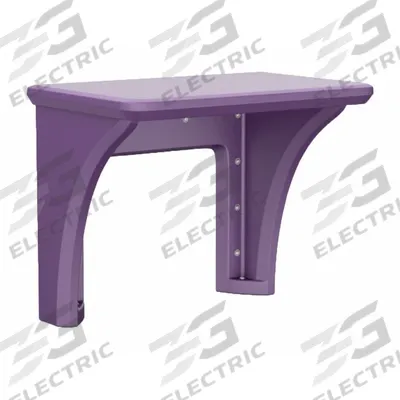 CORTECH Wall-Mount Desk: Indigo, 29 in Overall Ht, 36 in Overall Wd, 24 in Overall Dp - Wall-Mount Desks