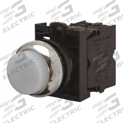 EATON Extended Push Button: 22 mm Mounting Size, Non-Metallic - Illuminated Extended-Length Push-Button Operators