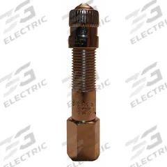 HALTEC Truck Valve Extension: Valve Extensions, Straight Grip Tire Valve Extenders, Round, Silver (MPN 6358). Key specifications — Compatible Valve Size: Standard Bore; Color: Silver; Product Type: Valve Extensions; Shape: Round; Design: Straight Grip Tire Valve Extenders; Compatible Thread Size: 0.305-32; Finish: Chrome Plated; Material: Brass.