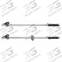 VELVAC Pogo Stick: Pogo Stick, Steel, 40 in Overall Lg, Pogo Stick, Zinc Plated (MPN 581001). Key specifications — Material: Steel; Includes: 5/8"-11 Stud; For Use With: Pogo Stick; Brand: VELVAC; Product Type: Pogo Stick; Color: Gray; Finish: Zinc Plated.