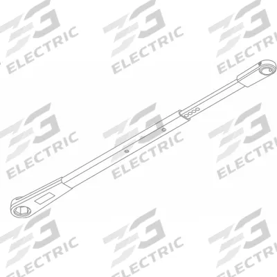 LCN Door Closer Arm: Aluminum (MPN 4810-3077T AL) - Replacement Arms