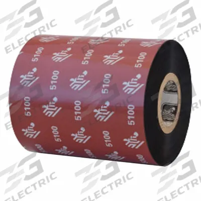 THERMAL TRANSFER RIBBON: Zebra, 3.27 in Ribbon Wd, 1,476 ft Ribbon Lg, 1 in Core Dia. - Resin Thermal Transfer Ribbons