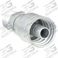 AEROQUIP Hydraulic Crimp Fitting: Steel x Steel, Straight, -8 For Hose Dash Size, Male x Genderless (MPN 1AA8MP6). Key specifications — Fitting Gender: Male x Genderless; Fitting Connection Type: NPTF x Crimp; Thread Size: 1/2"-14; For Hose Dash Size: -8; Brand: AEROQUIP.
