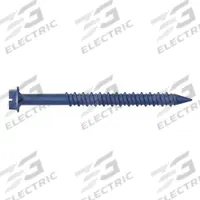 MKT FASTENING Concrete Anchor Screw: 3 1/4 in Overall Lg, 3/16 in Dia, Steel, Blue Ruspert, 25 PK (MPN H3325SP). Key specifications — Material Grade/Class: Grade C; Removable: Removable; System of Measurement: Inch; Tip Type: Self-Threading; Brand: MKT FASTENING; Screw Anchor Type: Concrete Screw Anchor; Anchor Type: Screw.