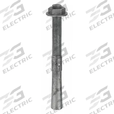 MKT FASTENING Wedge Anchor: 8 1/2 in Overall Lg, 3/4 in Dia, 3/4"-10 Thread Size, Steel - Steel Wedge Anchors
