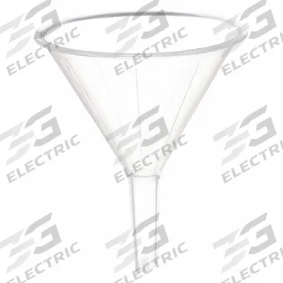APPROVED VENDOR Utility Funnel: Polypropylene, 25 mL, 52 mm, 7 mm, 30 mm Stem Lg - General Purpose Lab Funnels