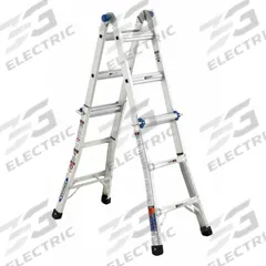 WERNER Multipurpose Ladder: Aluminum, 300 lb Load Capacity, 32 lb Wt, 13 ft Ladder Size, 11 ft (MPN MT-13). Key specifications — Brand: WERNER.