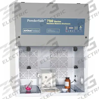 AIRCLEAN SYSTEMS Balance Enclosure: PowderSafe, 48 in Overall Wd, 54 in Overall Ht - Balance, Bulk Powder, & Equipment Enclosures