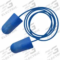BIOSOFT Earplugs: Bullet, 32 dB NRR, Metal-Detectable, Corded, Disposable, Roll-Down, Blue, 100 PK (MPN BSF-D). Key specifications — Earplug Color: Blue; Brand: BIOSOFT; Style_Subhead: Corded.