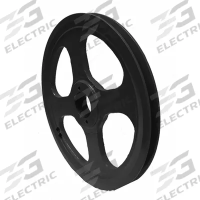 APPROVED VENDOR V-Belt Sheave: AK124H, 1 Groove, 12.25 in OD, Bushed Bore - Bushed-Bore Cast-Iron V-Belt Pulleys