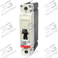 EATON Molded Case Circuit Breaker: 20 A Amps, 100kA at 240V AC, Fixed, AB, Load Side Lug, Std, HFD (MPN HFD1020). Key specifications — attr217792: HFD; attr196056: 100kA at 240V AC; attr196057: Fixed; attr196058: AB; attr196059: Load Side Lug; attr196061: 225A/F.