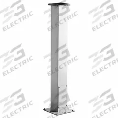 HOFFMAN Pedestal Column: Steel, NEMA 12/4, 35 in Overall Ht, 4 in Overall Wd, 4 in Overall Dp (MPN A44CCOL). Key specifications — Brand: HOFFMAN; Features: Flanges at Each End and a Gasketed Access Plate; Material: Steel.