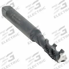 CLEVELAND Spiral Flute Tap: M8x1.25 Metric, 6H, 3 Flute, Semi-Bottoming Chamfer, Black Oxide Cobalt (MPN C98141)
