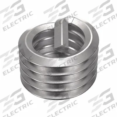 HELI-COIL Helical Insert: Tanged Tang Style, Free-Running, 7/16"-14 Thread Size, Plain - Free-Running Tanged Helical Inserts