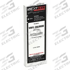 NEXTTEQ Detector Tube: NEXTEQ NX-1000, C2H3Cl, Gas Detection Tube, Vinyl Chloride ( C2H3Cl ), 5 PK (MPN NX221L). Key specifications — attr914051: Vinyl Chloride; attr914053: 0.1 to 3 ppm/0.2 to 6 ppm/0.4 to 12 ppm.