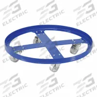 APPROVED VENDOR Drum Dolly: 1,200 lb Load Capacity, For 55 gal Container Capacity, Round, (4) Swivel (MPN DRUM-SP-32-12-C). Key specifications — Caster/Wheel Configuration: (4) Swivel; For Container Capacity: 55 gal; Deck Shape: Round; Brand: APPROVED VENDOR.
