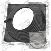 14.5"H 11"W Plastic Roof Vent Pipe Boot: For Pitched Roof, Rectangular Base, For 1 Pipes, Plastic (MPN 14753). Key specifications — Top Opening: Open; Material - Collar: EPDM; Brand: OATEY.