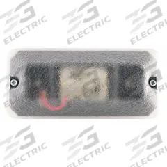 J.W. SPEAKER Dome Light: Rectangular, 12-24V DC, LED, Clear, Black, 3 in Overall Ht, 1 in Overall Wd (MPN 410). Key specifications — Lens Color: Clear; Mount Type: Screw; Electrical Connection: Molex Connector; Housing Color: Black; Brand: J.W. SPEAKER; Operating Voltage: 12-24V DC; Mount Style: Recessed.