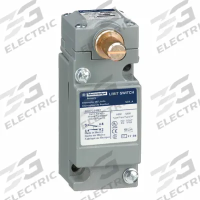 TELEMECANIQUE SENSORS Plug-In Limit Switch: Metallic, Plug-In, 9007C, No Actuator Included - Rotary-Motion Limit Switches without Levers