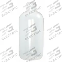 QORPAK Bottle: LDPE, 2 fl oz, 60 mL, Natural, 18-410 mm Screw Closure Size, No Closure, No Closure (MPN PLA-03332). Key specifications — Body Color: Natural; Brand: QORPAK; Pre-Cleaned: None; Closure Included: No.
