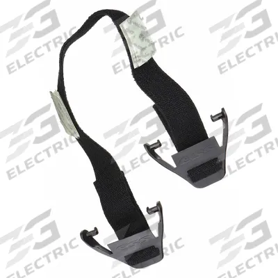 ESS Goggle Strap: NFPA 1971-2013, Speed Clip, 4 in Overall Lg, Black - Straps for Safety Goggles