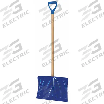 APPROVED VENDOR Snow Shovel: Plastic, 13 1/2 in Blade Lg, 18 in Blade Wd - Snow Shovels
