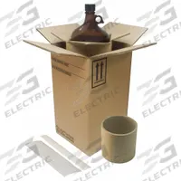 BERLIN Hazardous Material Shipping Kit: 10 in x 10 in x 17 1/2 in, ( 4 ) : 4 L Jug, 275#, UN Rated (MPN HMS-65161). Key specifications — Brand: BERLIN; Color: Brown; Standards: UN Rated; UN Rating Solid: 4G/Y13.0/S.