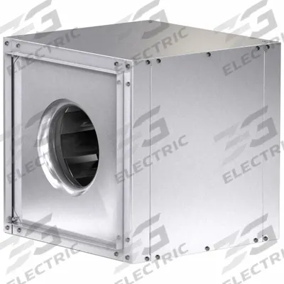 Dayton In-Line Duct Blower: 13 1/8 in Wheel, Direct Drive, Includes Drive Pack - Direct-Drive Blowers with Drive