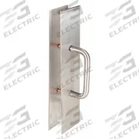 TRIMCO Door Pull Plate: 4 in Wd, 16 in Ht, Stainless Steel (MPN 1894-4.710CU). Key specifications — Material: Copper Alloy; Operation Type: Hand Pull; Brand: TRIMCO.