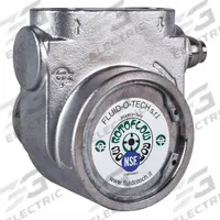 FLUID-O-TECH Rotary Vane Pump: Direct Drive, Stainless Steel Body, 3/8" NPT, 70 gph Max. Flow (MPN PA 211). Key specifications — Vane Material: Carbon; NSF 169 Listed: Yes; Relief Valve Type Included: Standard; Brand: FLUID-O-TECH; Strainer: Not Included; Ports: 3/8" NPT; Relief Valve Type: Standard.